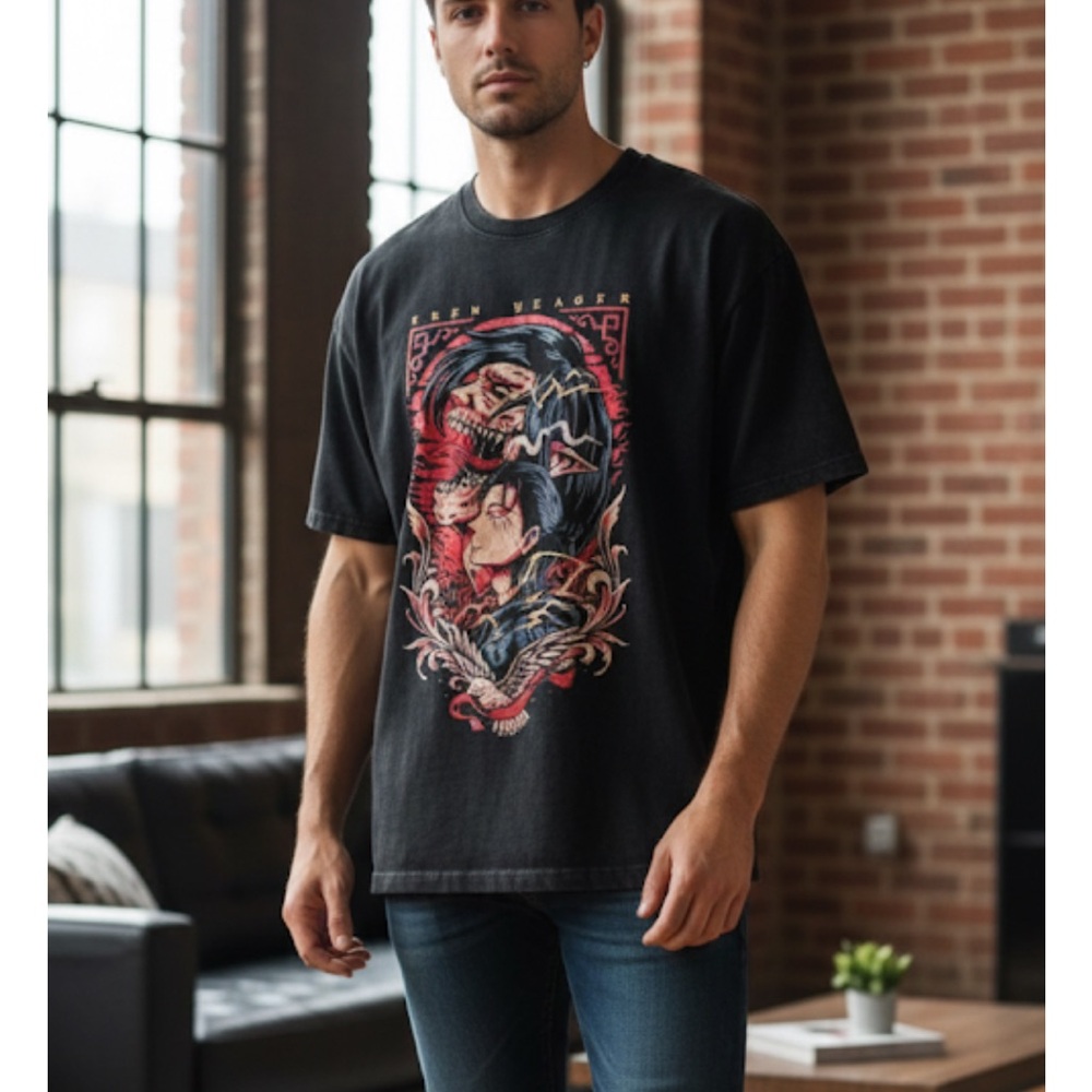 Black Graphic T-Shirt